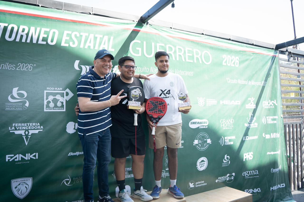 Albergó Iguala con éxito el 2do Torneo Estatal de Padel