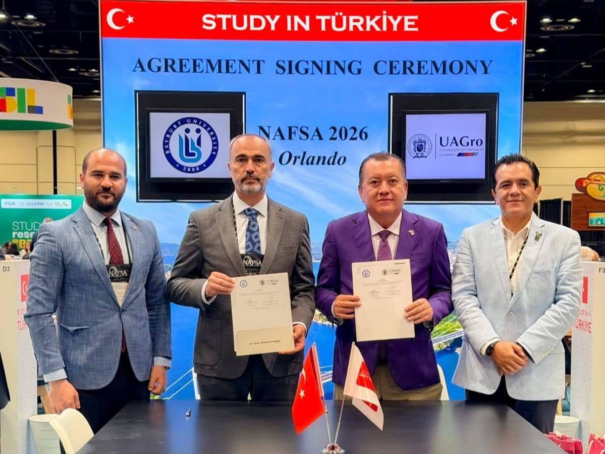 Firma la UAGro convenio con la Bayburt University de Turquía en la cumbre mundial NAFSA 2026
