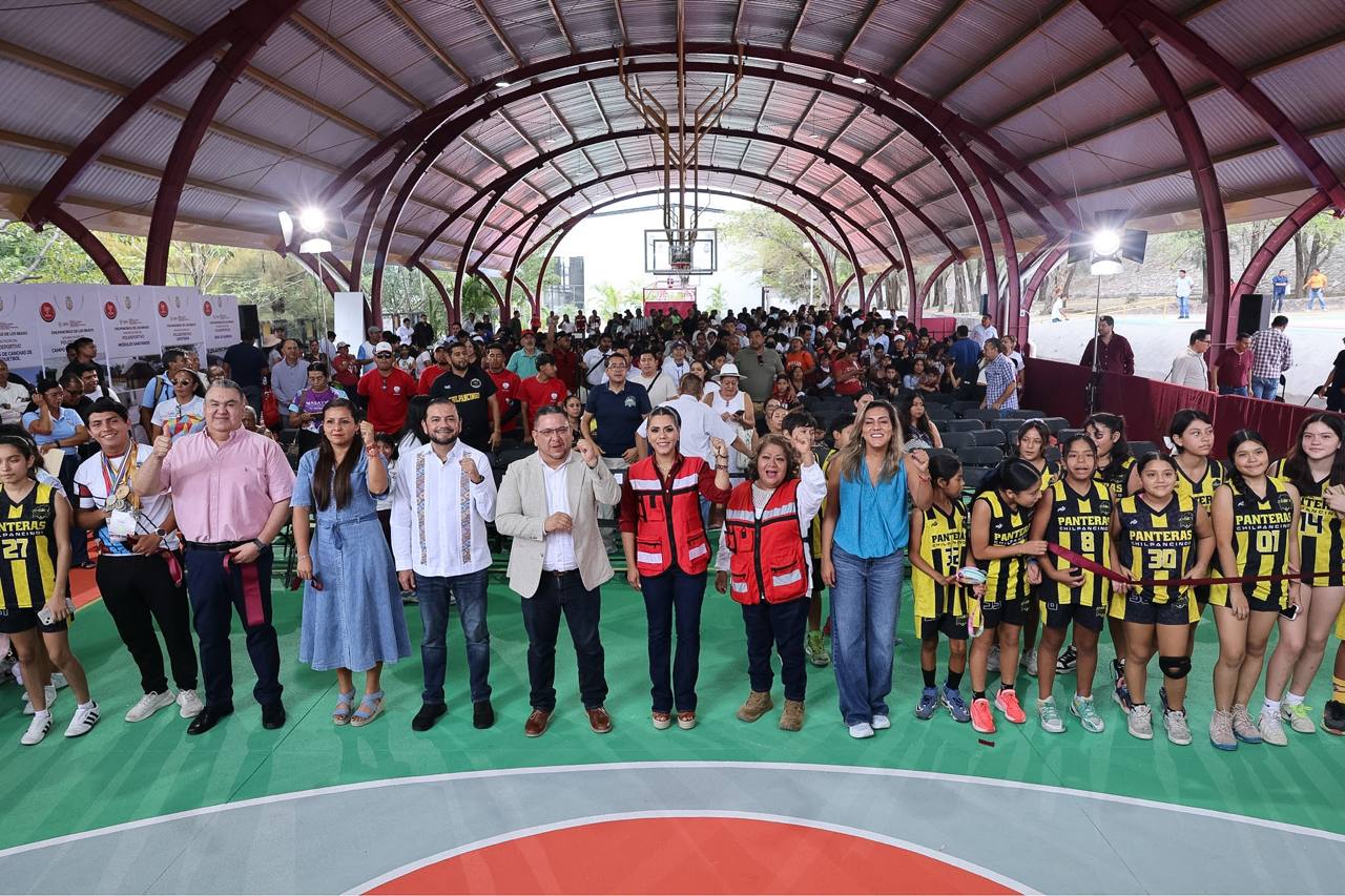 Inaugura Evelyn Salgado la rehabilitación integral del Polideportivo de Chilpancingo