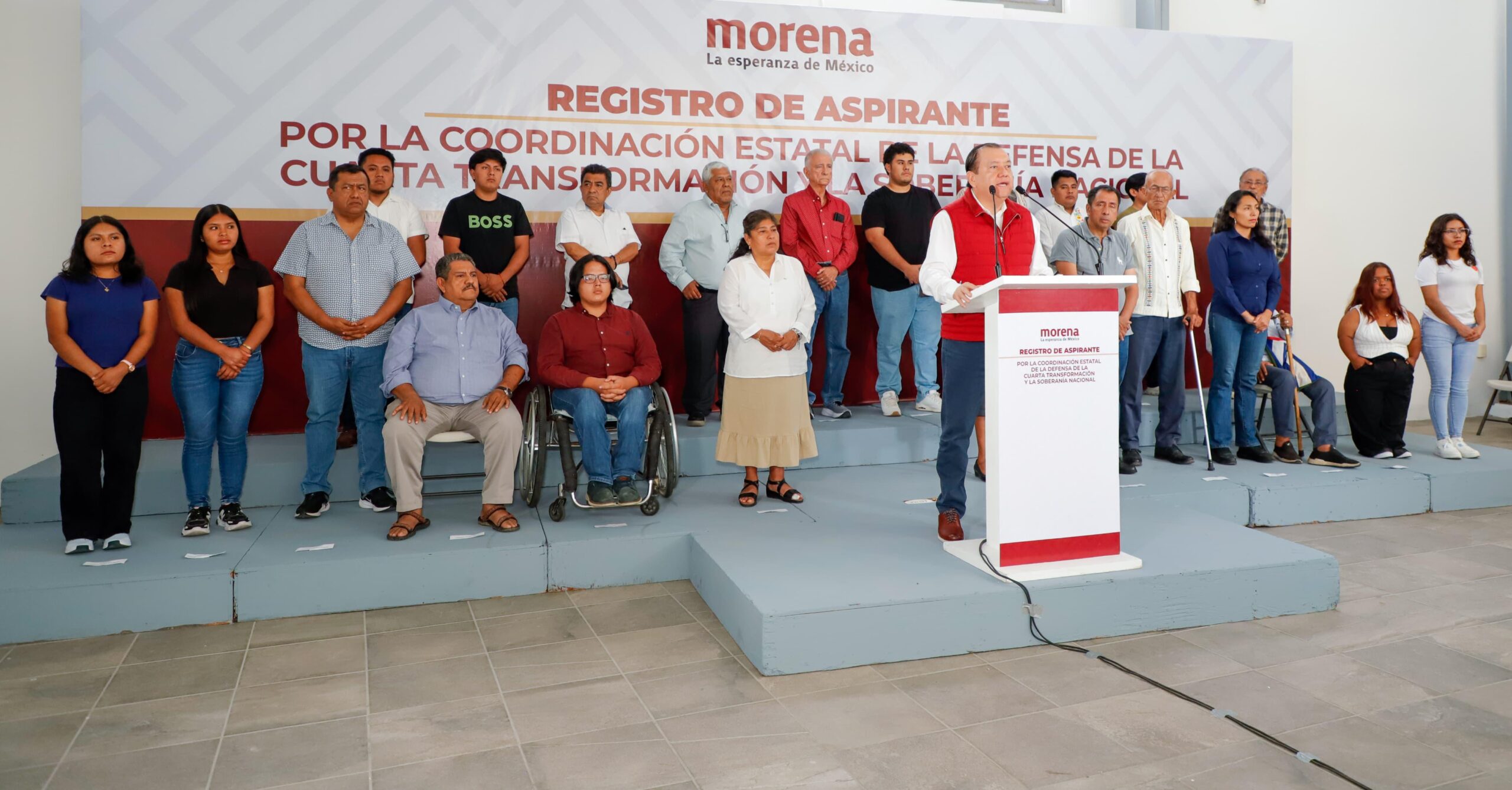 Se registra Javier Saldaña como aspirante de Morena en Guerrero