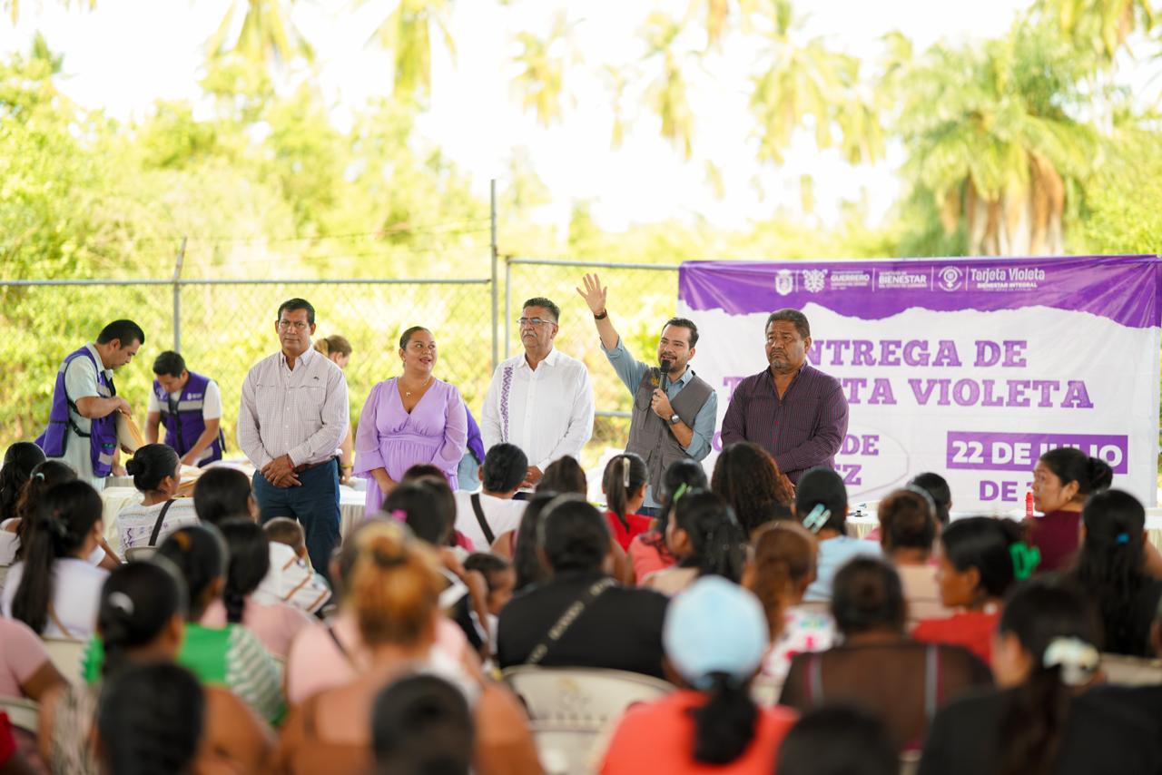 Avanza la entrega de Tarjetas Violeta en todas las regiones de Guerrero
