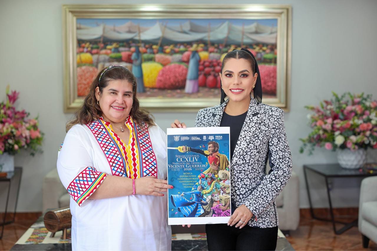 Evelyn Salgado invita a disfrutar de la Semana Cultural por el natalicio de Vicente Guerrero en Tixtla