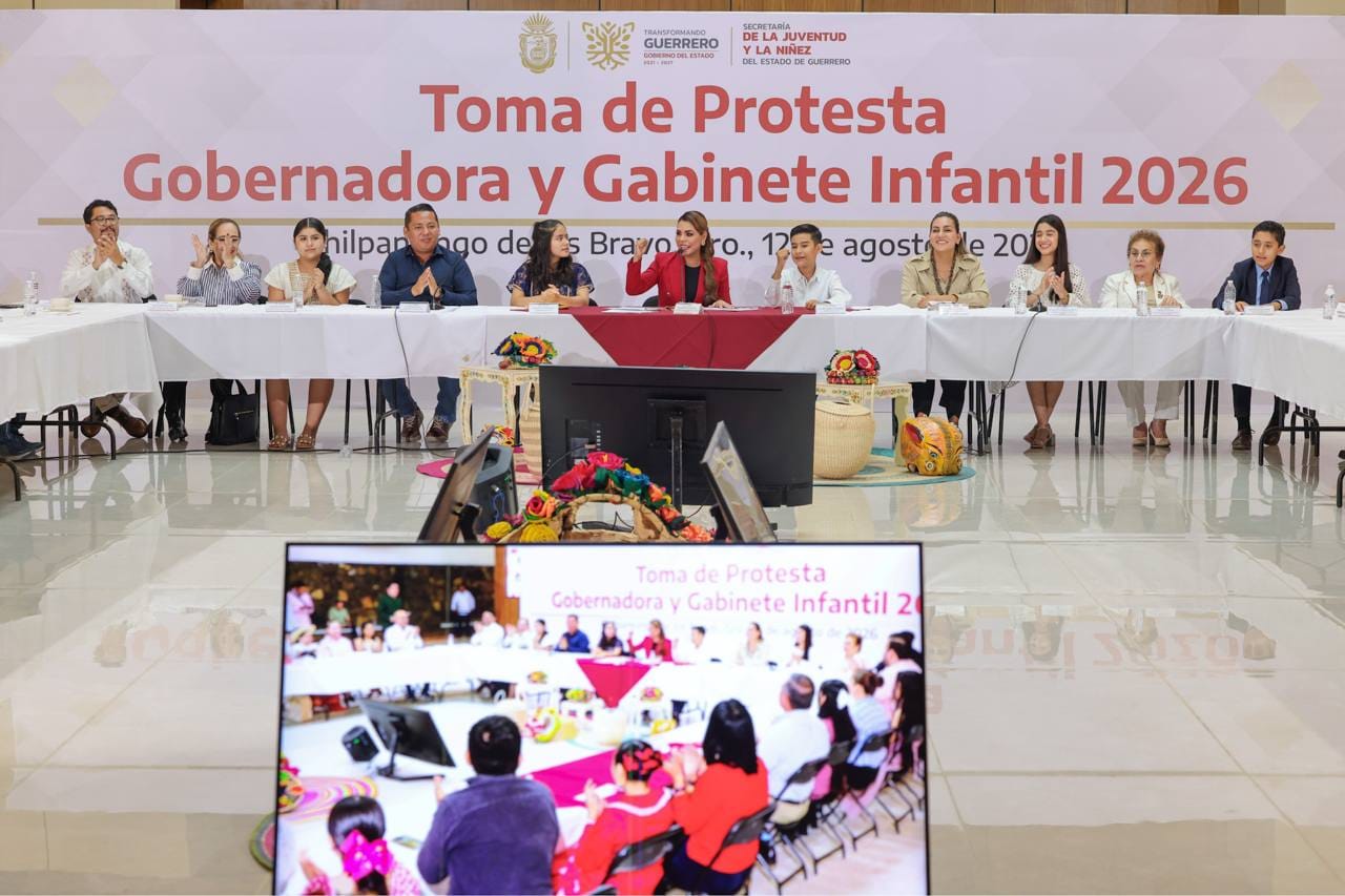 Evelyn Salgado toma protesta a lagobernadora Infantil 2026 y promueve la defensa de los derechos de las infancias