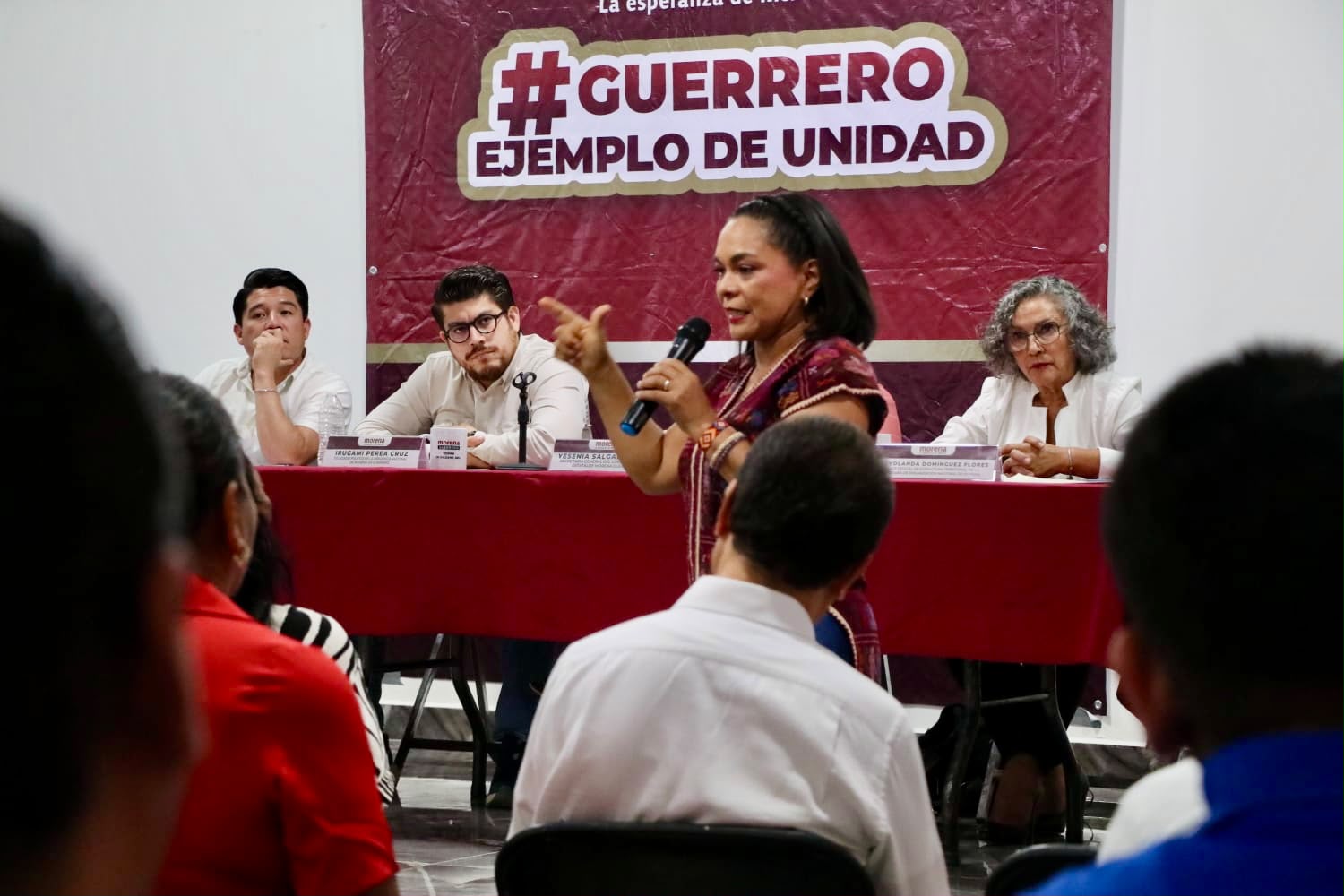 Llama Beatriz Mojica a privilegiar la unidad en Morena Guerrero