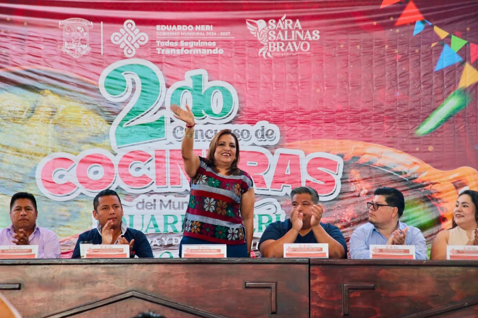 Con gran éxito se celebra el 2do Concurso de Cocineras Tradicionales del municipio de Eduardo Neri