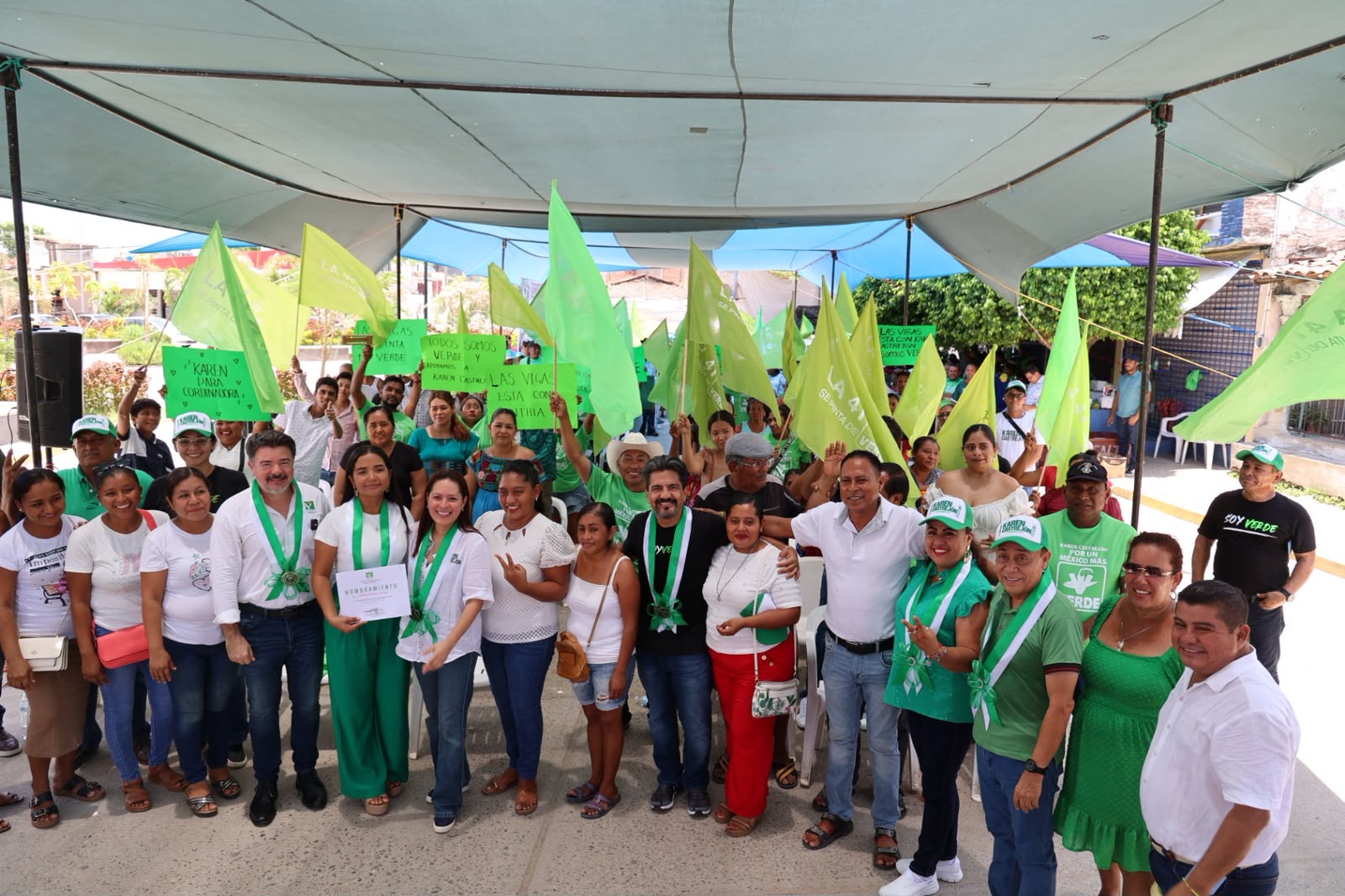 Lleva Karen Castrejón la defensa de la transformación a las localidades rurales de Acapulco