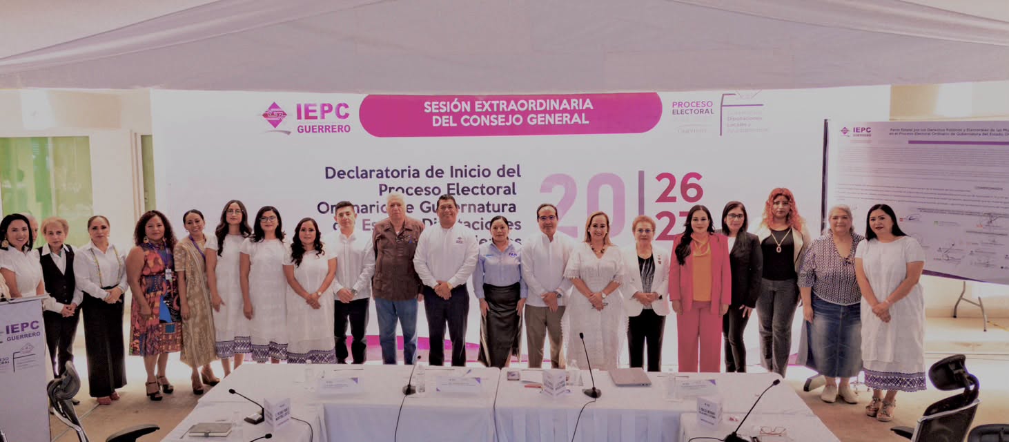 Inicia el proceso electoral en Guerrero; partidos pactan garantizar participación de las mujeres sin violencia