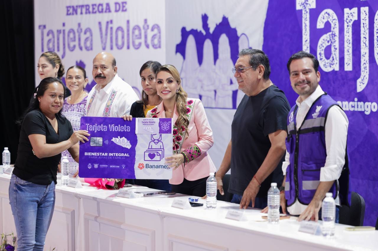 «Las mujeres son el corazón de la transformación»: Evelyn Salgado da arranque a la entrega de la Tarjeta Violeta en Guerrero 