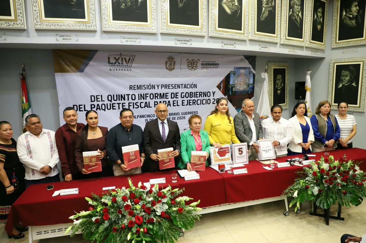 Recibe Congreso el 5º Informe de Gobierno y el Paquete Fiscal 2027